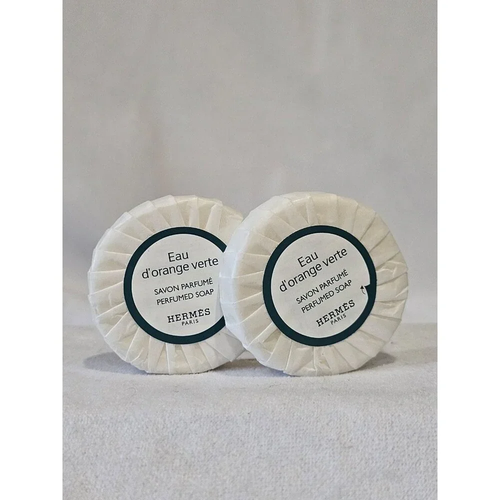New Hermes small soaps x2